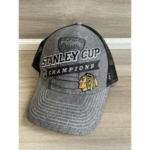 Reebok Chicago Blackhawks Center Ice Collection Stanley‎ Cup Champions Hat 2013